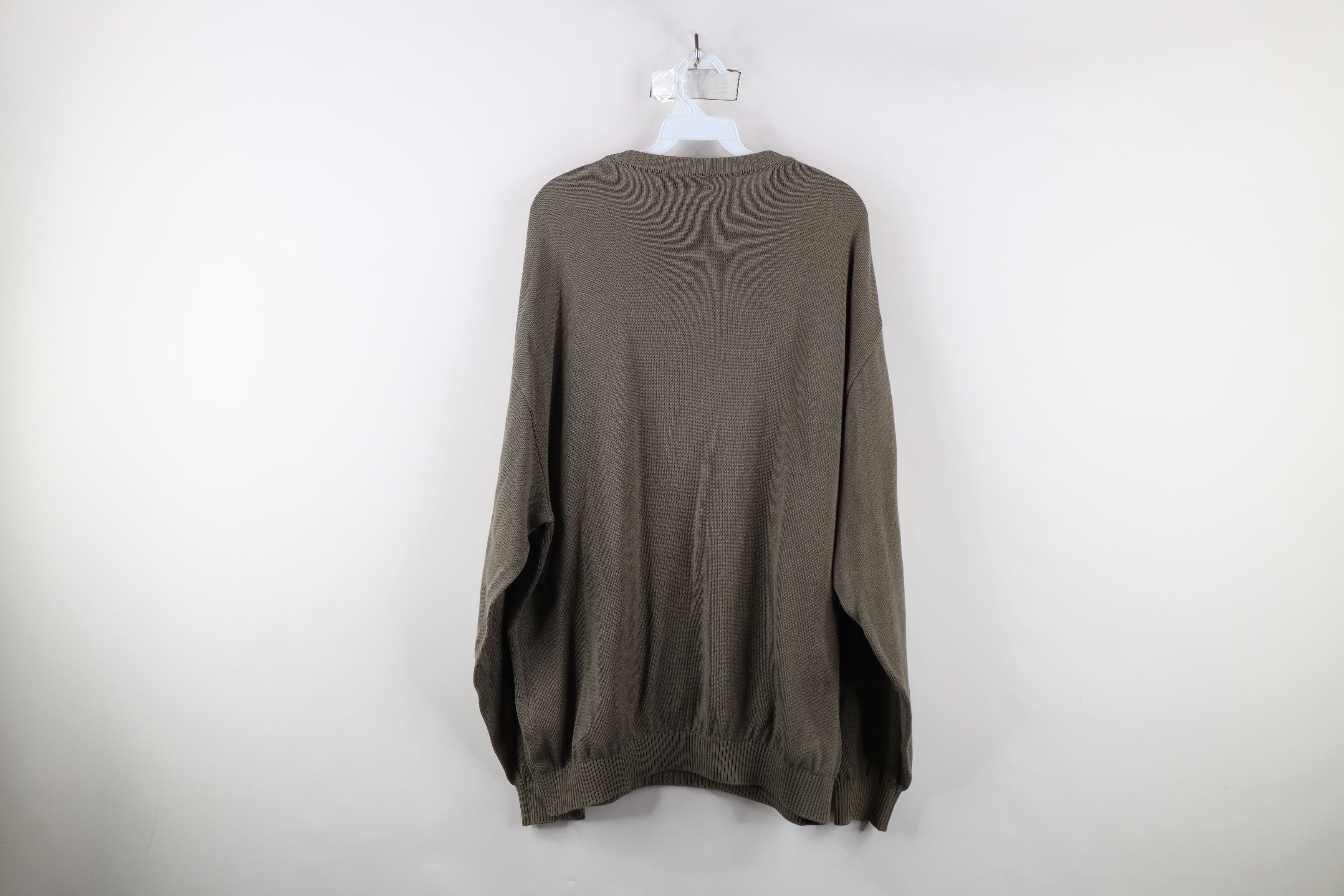 St. Croix × Vintage Vintage 90s St Croix Patchwork Cotton Knit Sweater USA Size US L / EU 52-54 / 3 - 11 Thumbnail