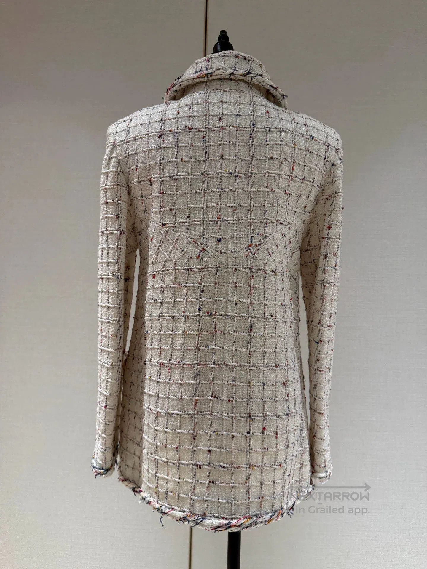 Chanel Chanel Waterfall Series Pearl White Coat. Size US M / EU 48-50 / 2 - 2 Thumbnail