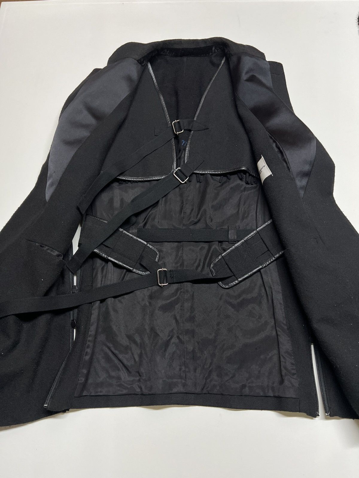 Takahiromiyashita The Soloist. Aw18 harness blazer ‘sleeveless’ Size 50R - 7 Thumbnail