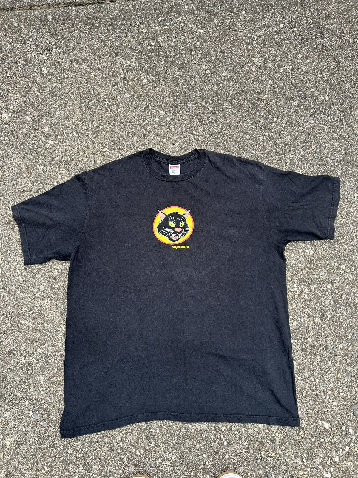 Supreme Supreme Black Cat Tee SS20 Black Size XL Size US XL / EU 56 / 4 - 7 Thumbnail