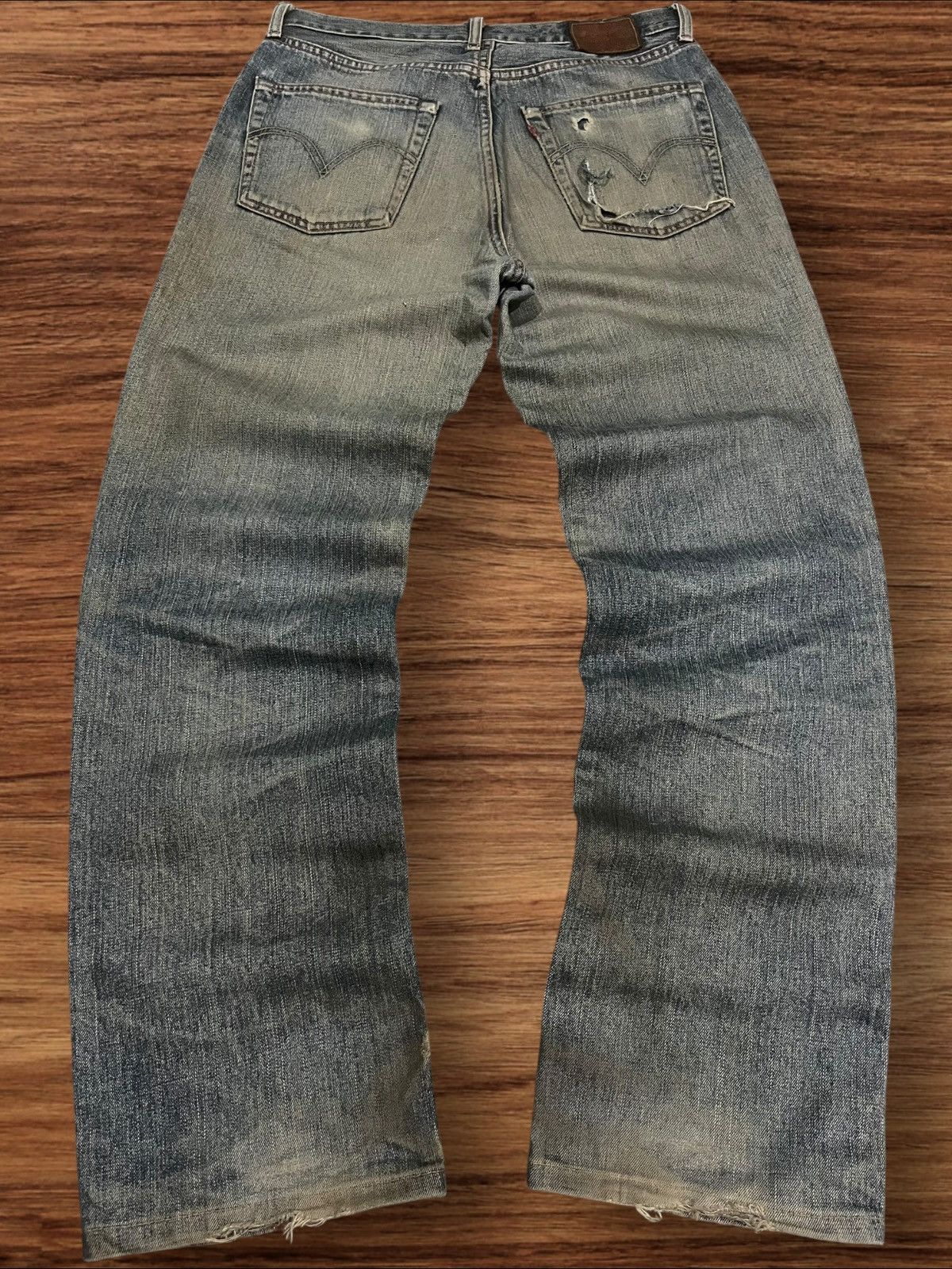 Levi's Vintage Levi’s 502 Japanese Baggy Style Mud Wash Loose Jeans Size US 32 / EU 48 - 2 Thumbnail