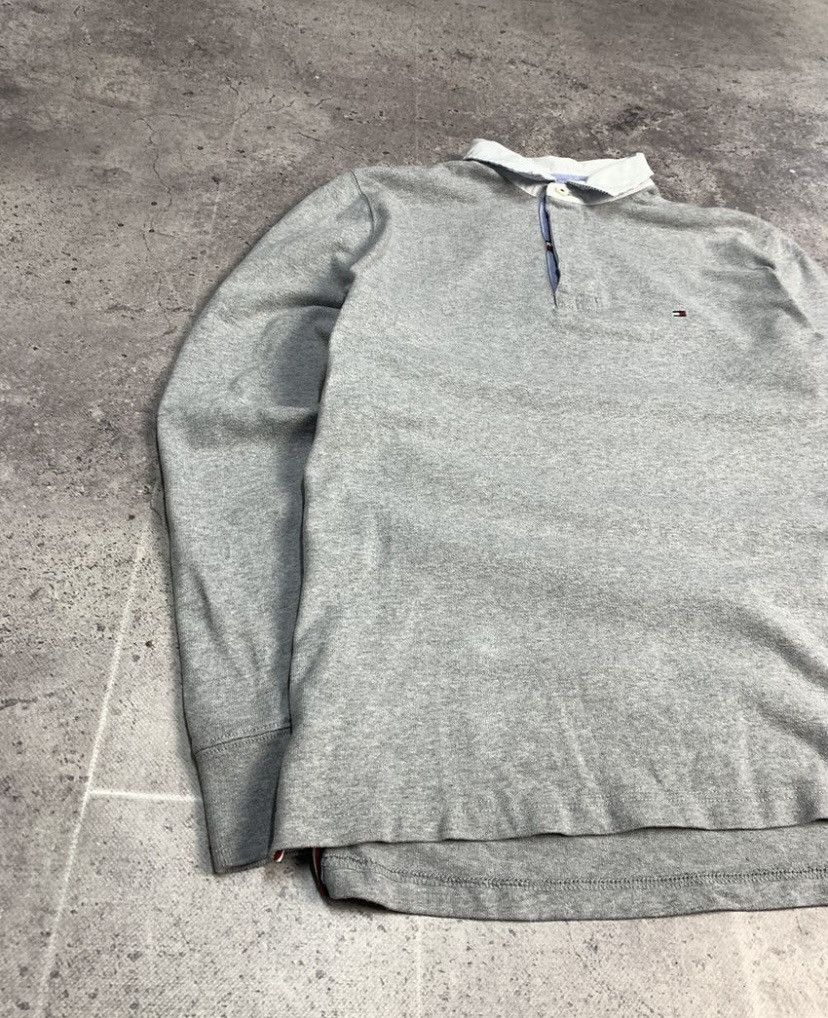 Tommy Hilfiger × Vintage Tommy Hilfiger Rugby Long Sleeve Vintage Size US L / EU 52-54 / 3 - 6 Thumbnail