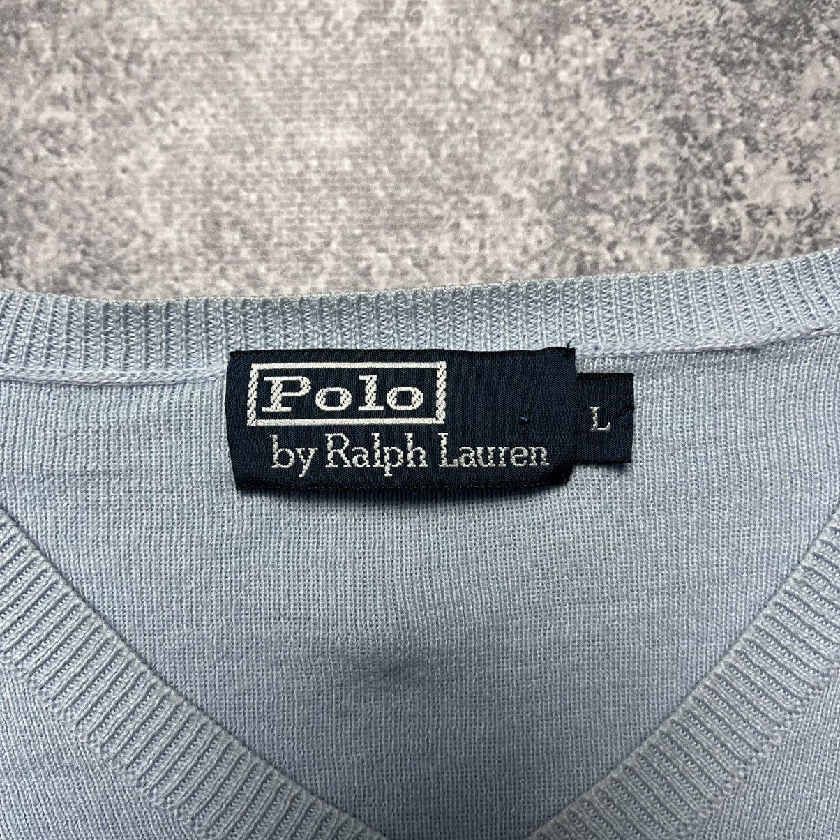 Polo Ralph Lauren × Vintage Vintage Polo Ralph Lauren Sweater V-Neck Streetwear Y2K Size US L / EU 52-54 / 3 - 4 Thumbnail