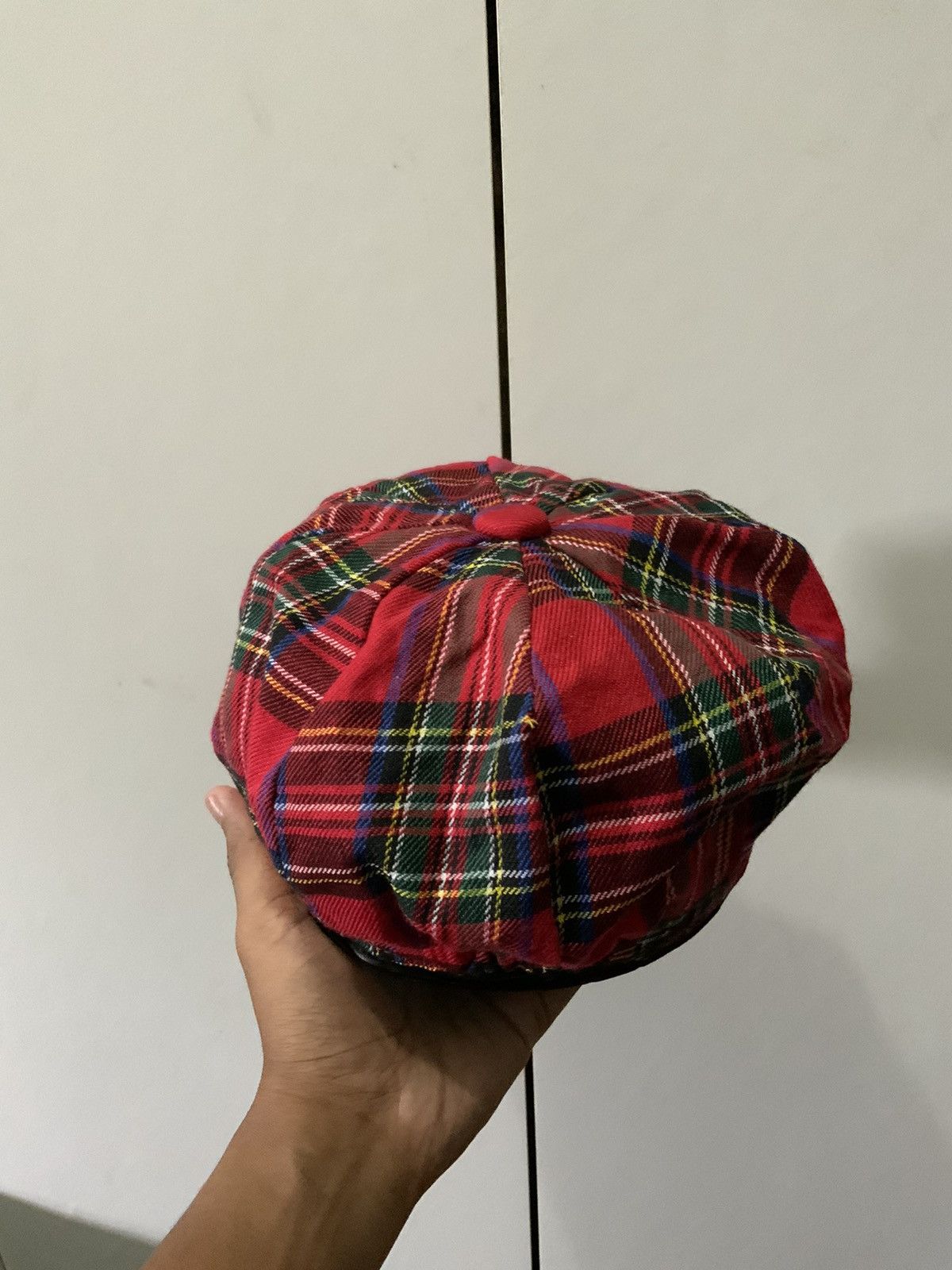 Japanese Brand Retro Plaid Newsboy Cap Size ONE SIZE - 3 Thumbnail