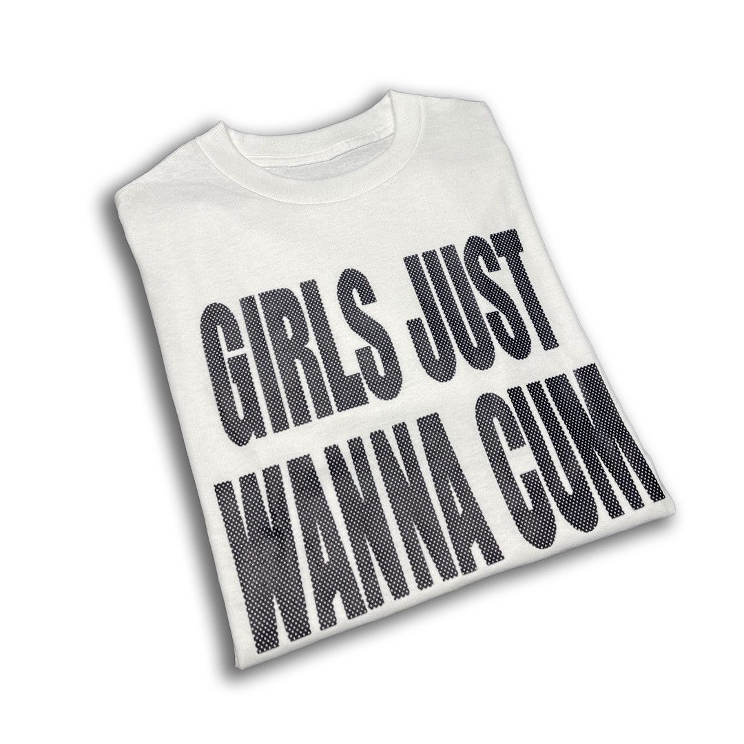 Vintage Girls Just Wanna Cum vintage style T-shirt remake Size US S / EU 44-46 / 1 - 2 Thumbnail