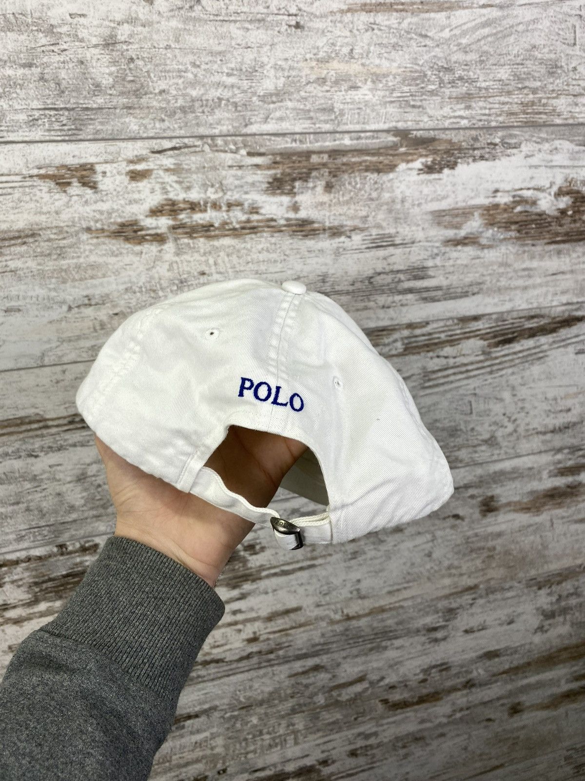 Polo Ralph Lauren × Vintage Mens Vintage Polo Ralph Lauren cap white logo luxury rugby Size ONE SIZE - 5 Thumbnail