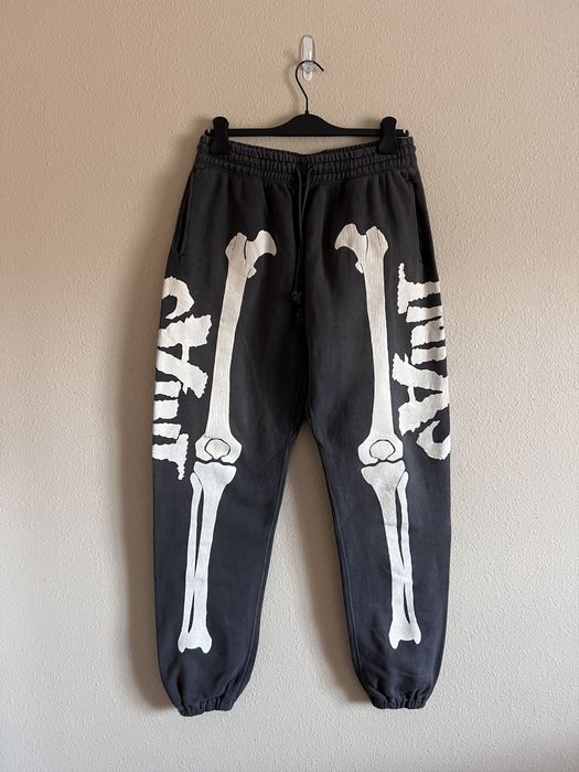 Vlone Saint Michael VLONE Bone Sweatpants in Black | Grailed