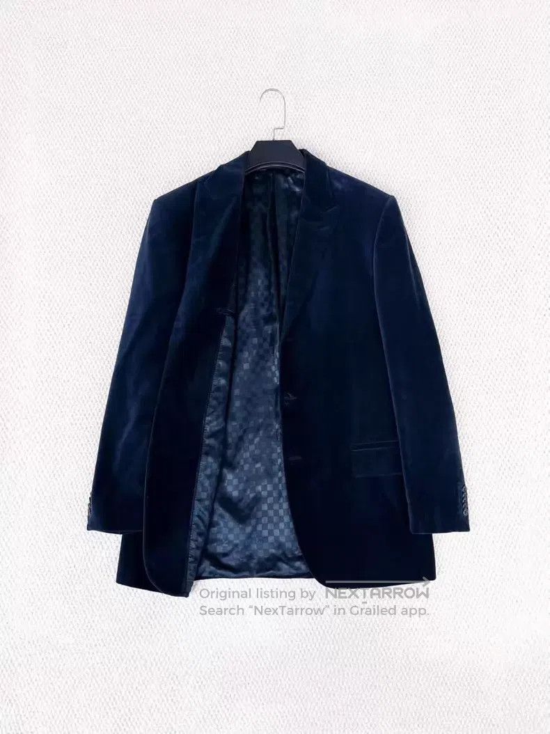 Givenchy Givenchy Velvet lined 4G logo print lapel single-breasted Size US L / EU 52-54 / 3 - 4 Thumbnail