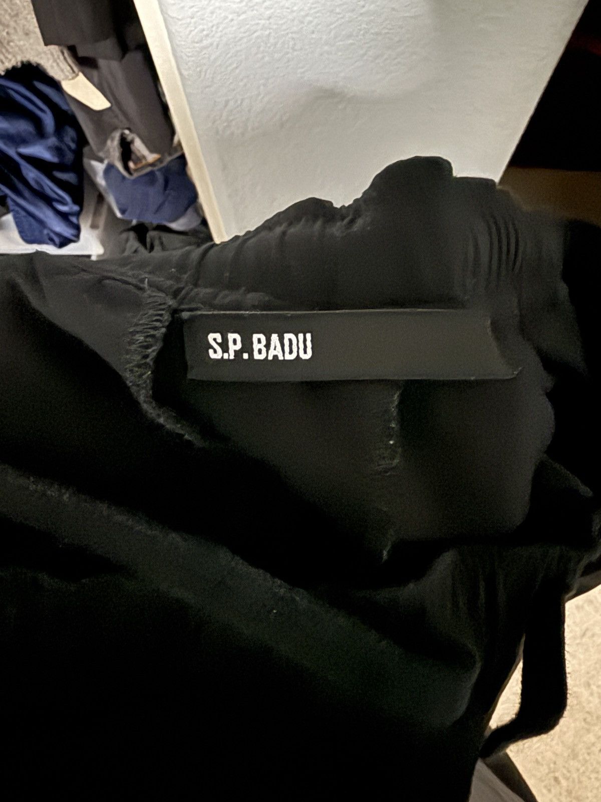 Other Spencer Badu Black Cargo Pocket Joggers Size US 30 / EU 46 - 4 Thumbnail