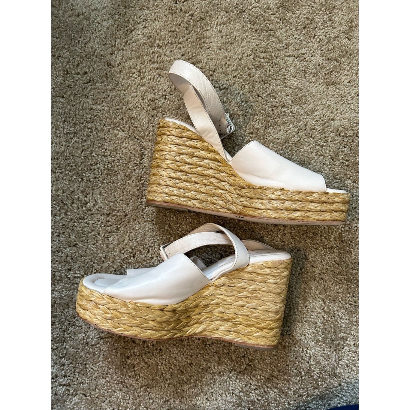 Paloma Bercelo Paloma Barceló Clama Jute-Wedge Sandals Glacial Pink, Sz EU Size US 9 / IT 39 - 2 Thumbnail