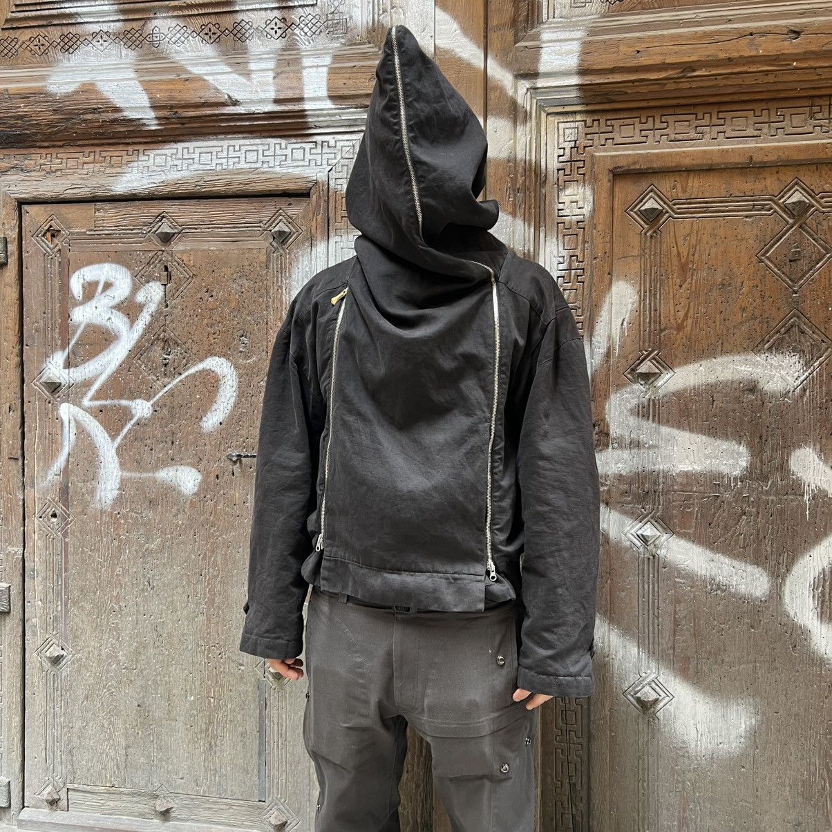 Vivienne Westwood Vivienne Westwood Asymmetrical Giant Hooded Jacket Size US L / EU 52-54 / 3 - 7 Thumbnail