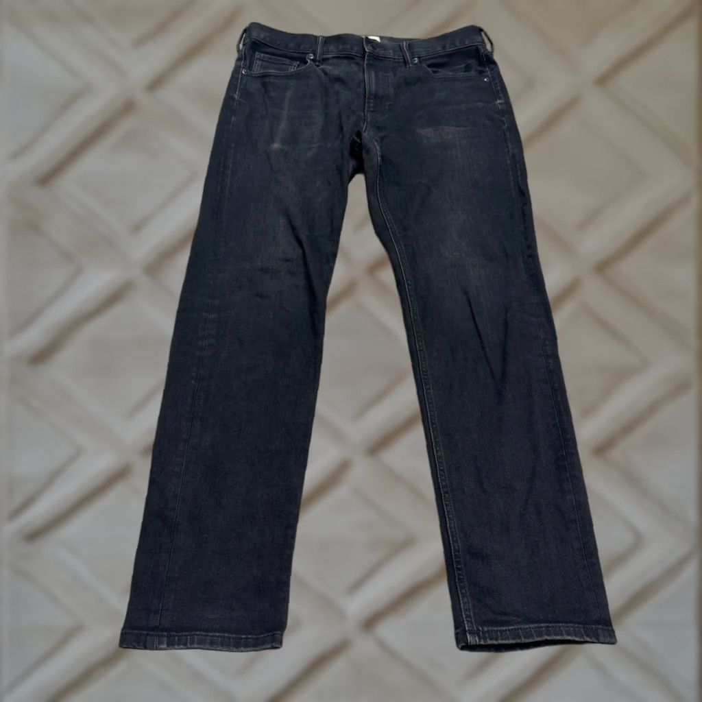 Everlane Everlane Jeans Mens 32x29 Black Denim Straight Slim Fit City Streetwear Vintage No Size 24" / US 00 / IT 34 - 1 Thumbnail