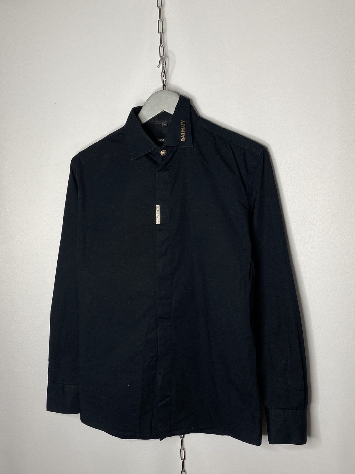 Balmain 💵Balmain Paris Luxury Shirt Long Sleeve💵 Size US M / EU 48-50 / 2 - 2 Thumbnail