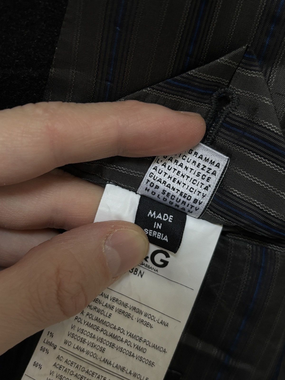 Dolce & Gabbana Dolce & Gabbana Vintage Dark Gray Wool Blazer Jacket Size US L / EU 52-54 / 3 - 12 Thumbnail
