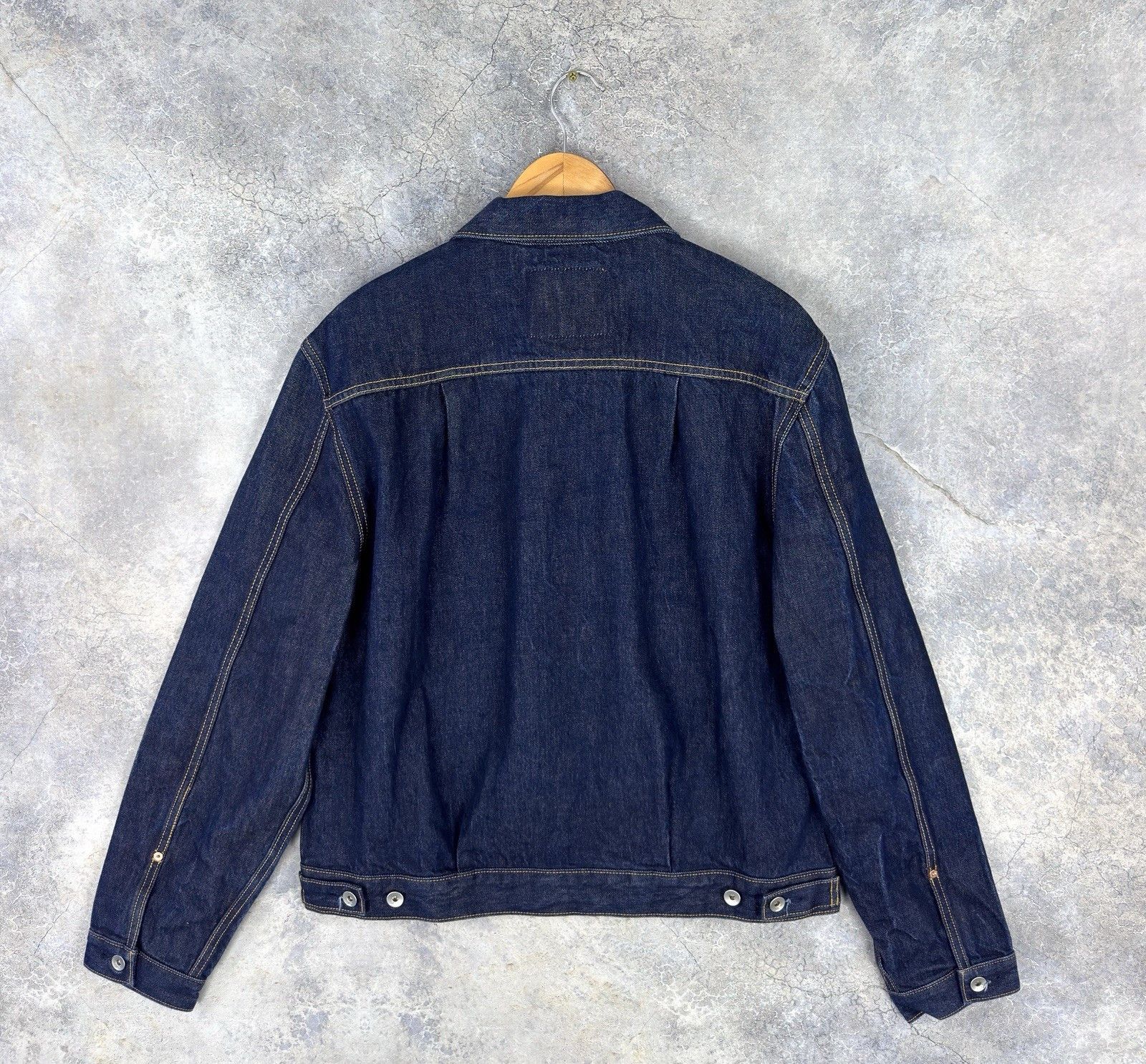 Roots 157 ROOTS J002 14.5 OZ Selvedge Raw Denim Jacket Type 1 Size US XL / EU 56 / 4 - 4 Thumbnail