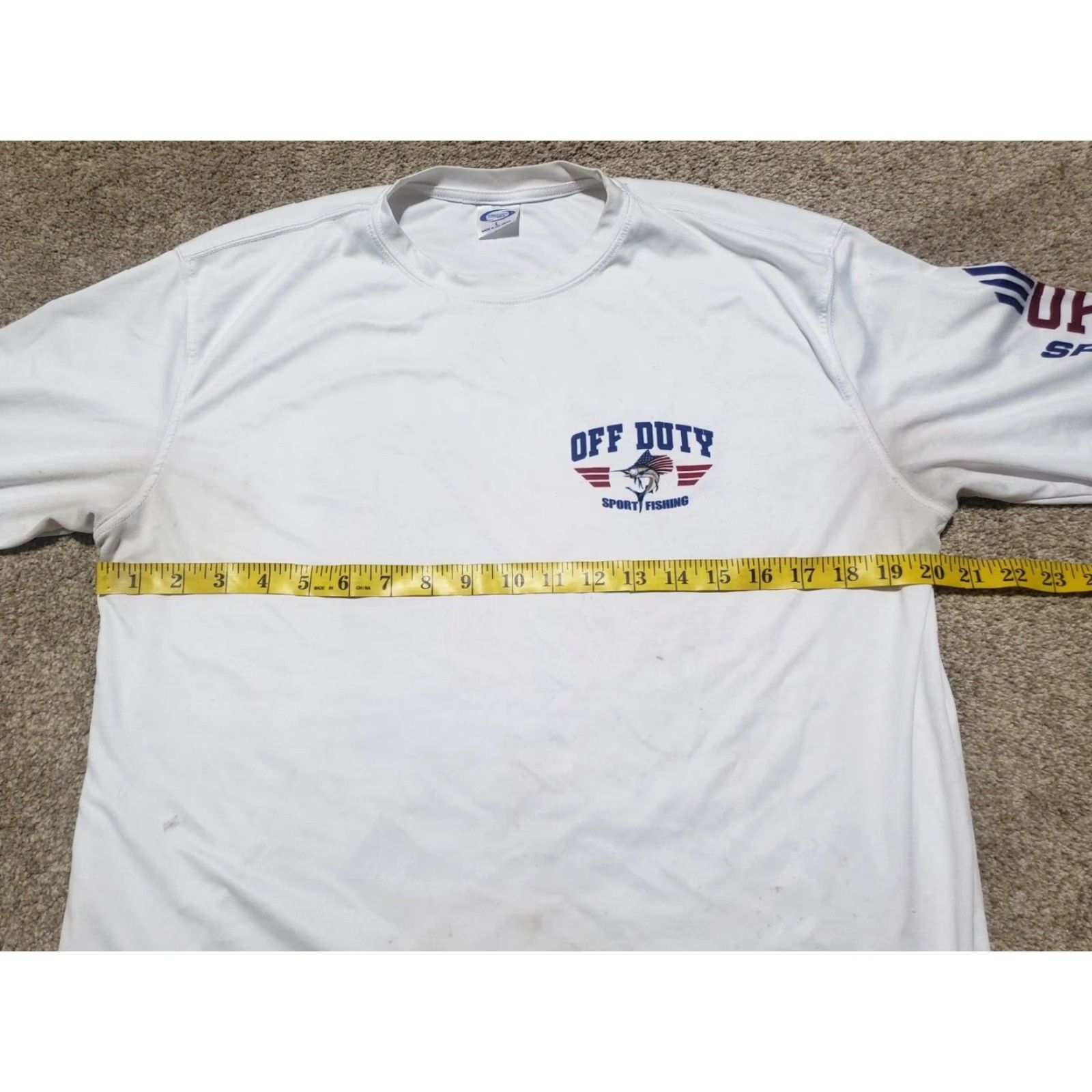 Vintage Ocean Isle Beach North Carolina NC Tee T-Shirt Long Sleeve Adult Men's L White Graphic Tee Beach Shirt Mens L Size US L / EU 52-54 / 3 - 6 Thumbnail