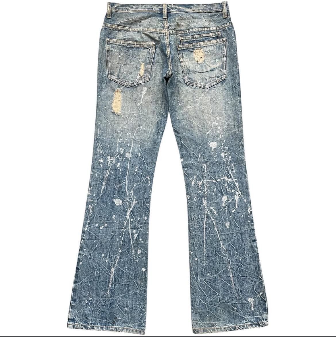 Hysteric Glamour 2000s Archival Ifsixwasnine Kmrii Flare Jeans y2k lgb Size US 33 - 2 Thumbnail