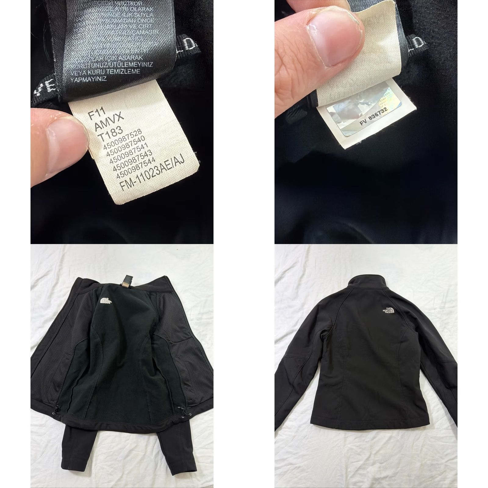 The North Face VINTAGE The North Face Wind Stopper Women’s XS Full Zip Black Polyester Jacket Size XS / US 0-2 / IT 36-38 - 10 Thumbnail