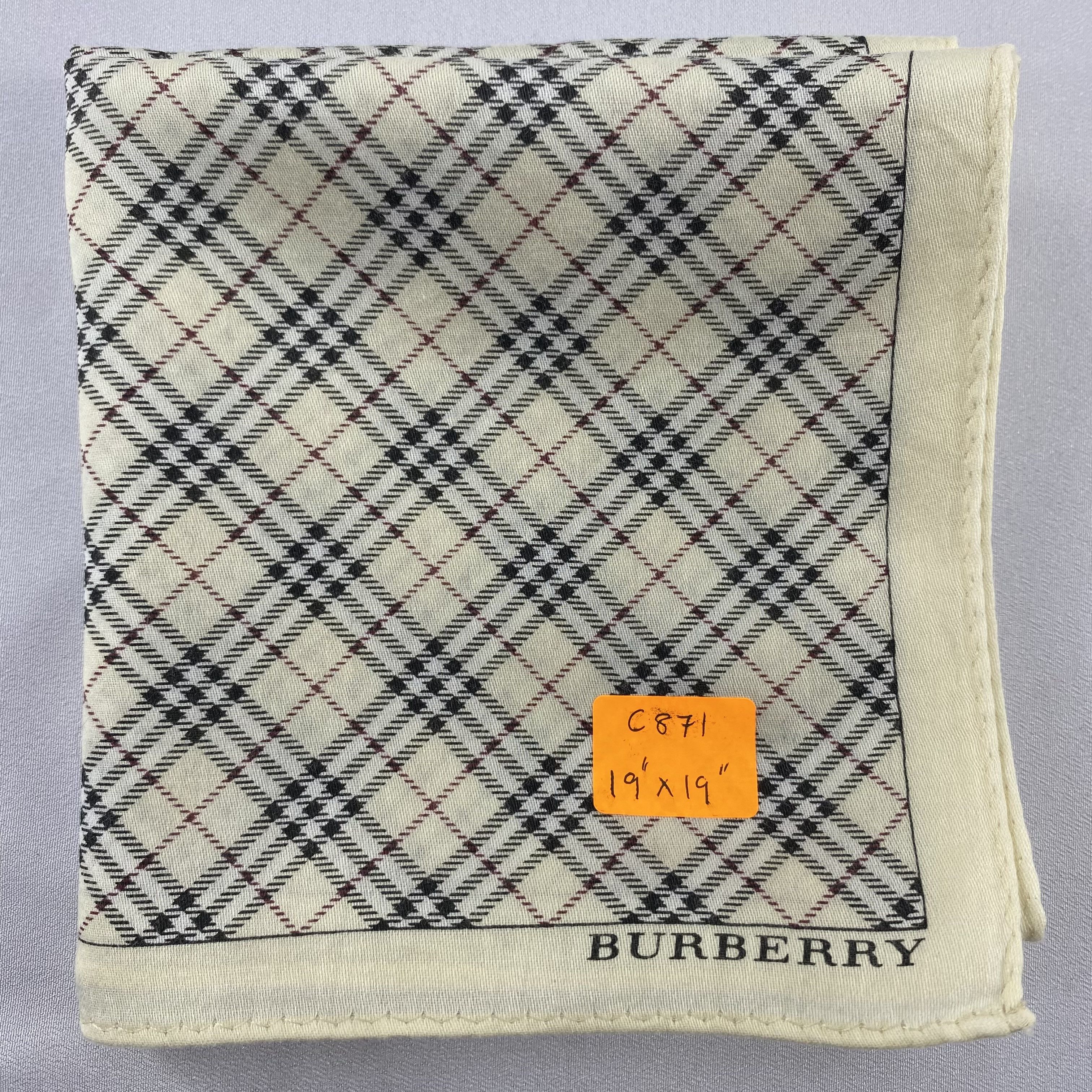 Burberry Burberry Handkerchief / Neckerchief / Bandana C871 Size ONE SIZE - 7 Thumbnail