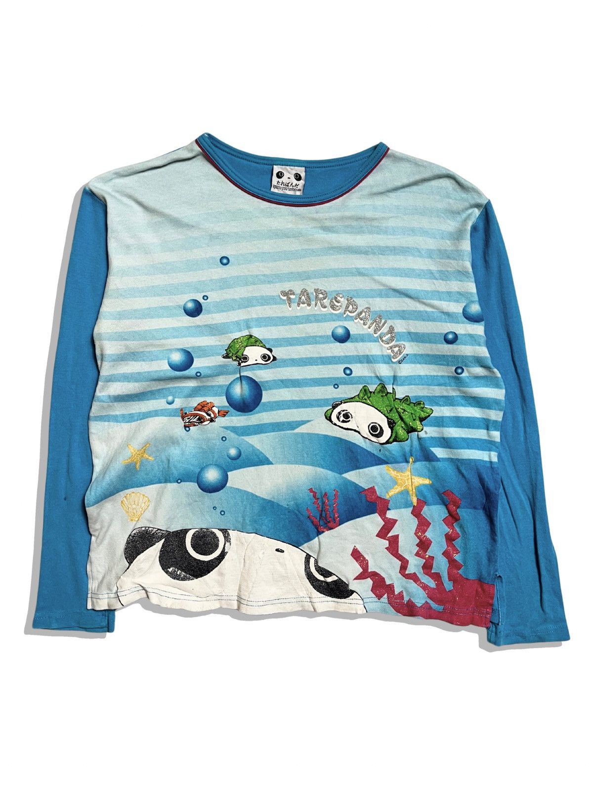 Angel Blue × Hysteric Glamour × Japanese Brand 2000s - Kyoumo Yoku Tareteimasu Tarepanda LS Size XS / US 0-2 / IT 36-38 - 1 Thumbnail