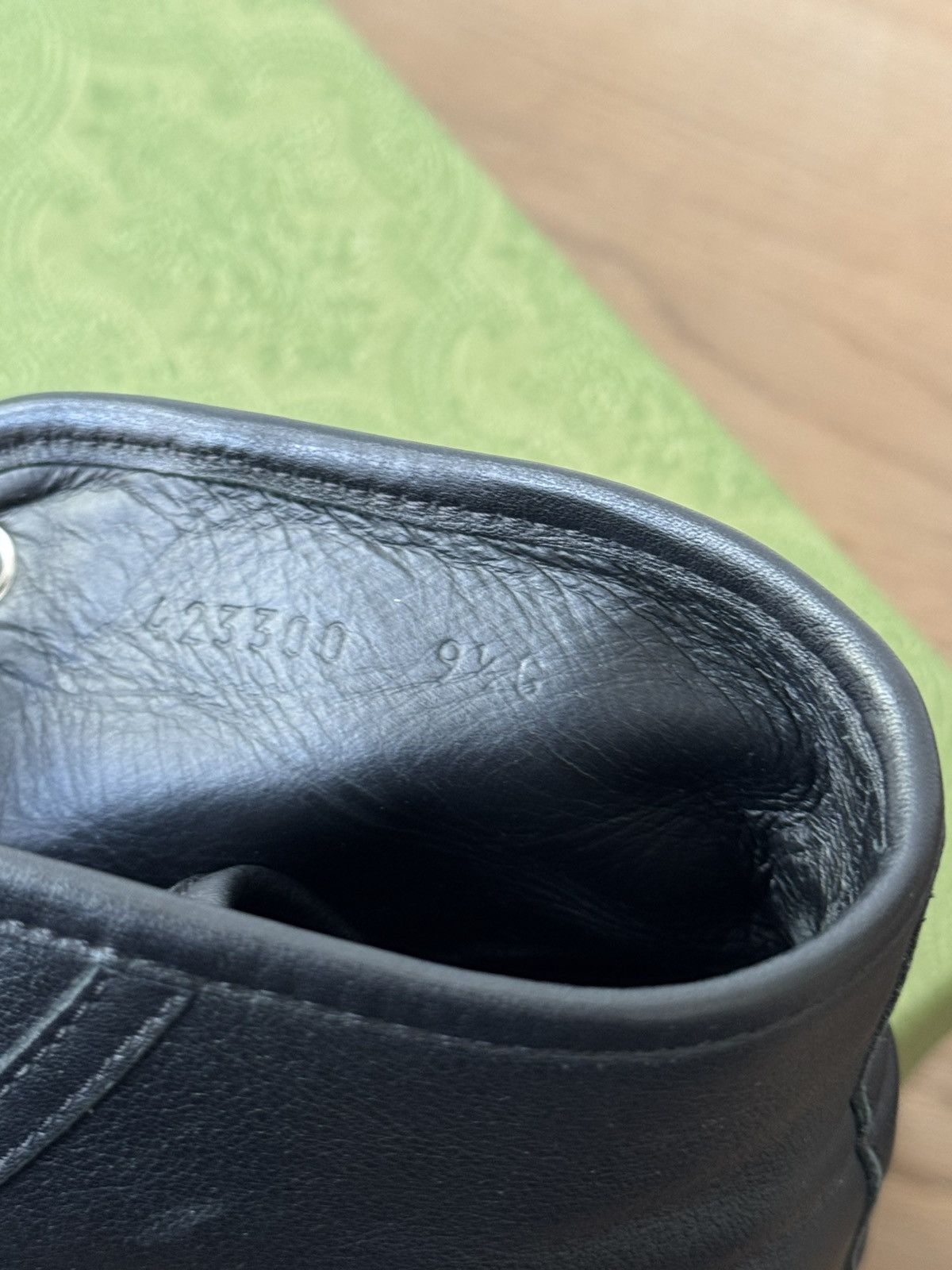 Gucci Gucci Authentic Black Leather Sneakers High Top Size US 9.5 / EU 42-43 - 7 Thumbnail