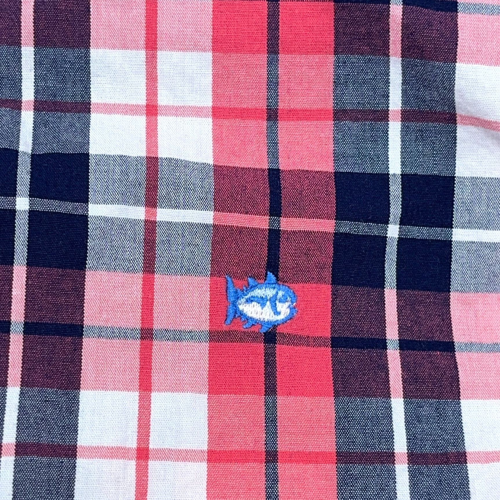 Southern Tide Southern Tide Shirt Men XL Pink Plaid Button-Up Fish Poplin Cotton Stretch Size US XL / EU 56 / 4 - 4 Thumbnail