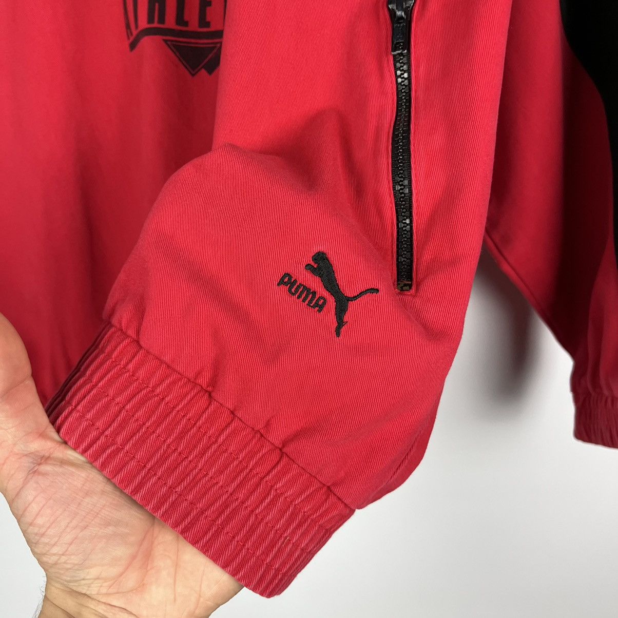 Puma Vintage 90’s Puma Athletics Sweatshirt Zip Spell Out Logo Size US L / EU 52-54 / 3 - 7 Thumbnail