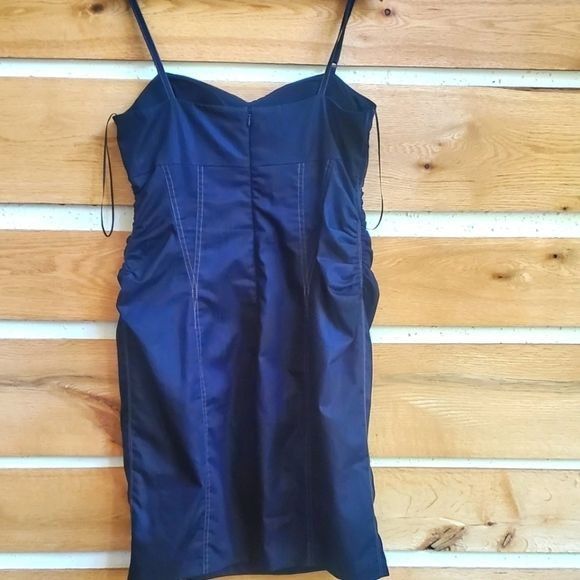 Vintage Cache Ruched Sleeveless Bodycon Concealed Zipper Y2K Lined B Size XL / US 12-14 / IT 48-50 - 1 Thumbnail