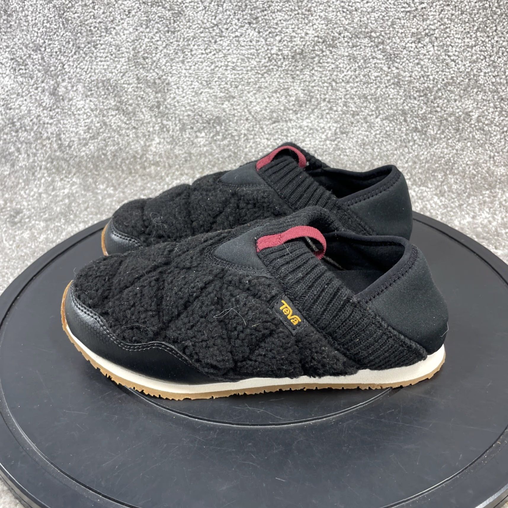 Teva VINTAGE Teva ReEmber Fleece Women's Casual Slip-On Shoes Size 6 Black Fluffy Outdoor Walking Size M / US 6-8 / IT 42-44 - 5 Thumbnail