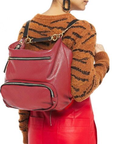 Marni Marni Convertible Pebbled-leather 2way Backpack Size ONE SIZE - 1 Thumbnail