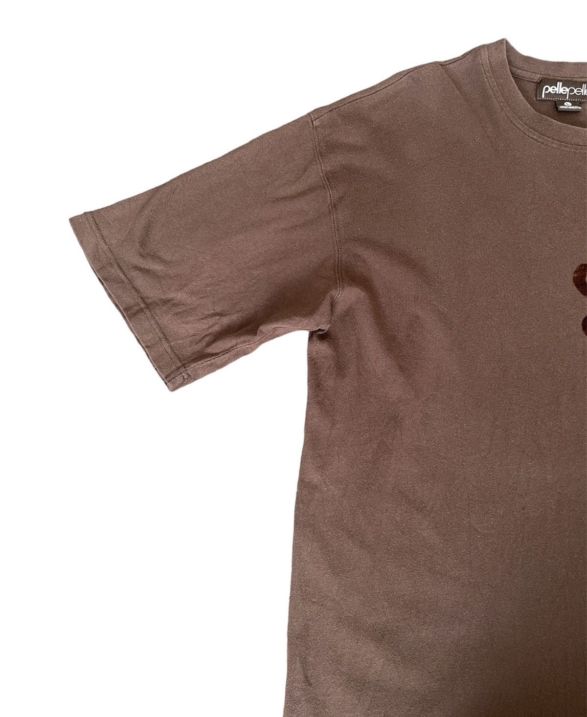 Marc Buchanan VINTAGE BROWN PELLE PELLE BIG ART LOGO TSHIRT L SIZE Size US L / EU 52-54 / 3 - 7 Thumbnail