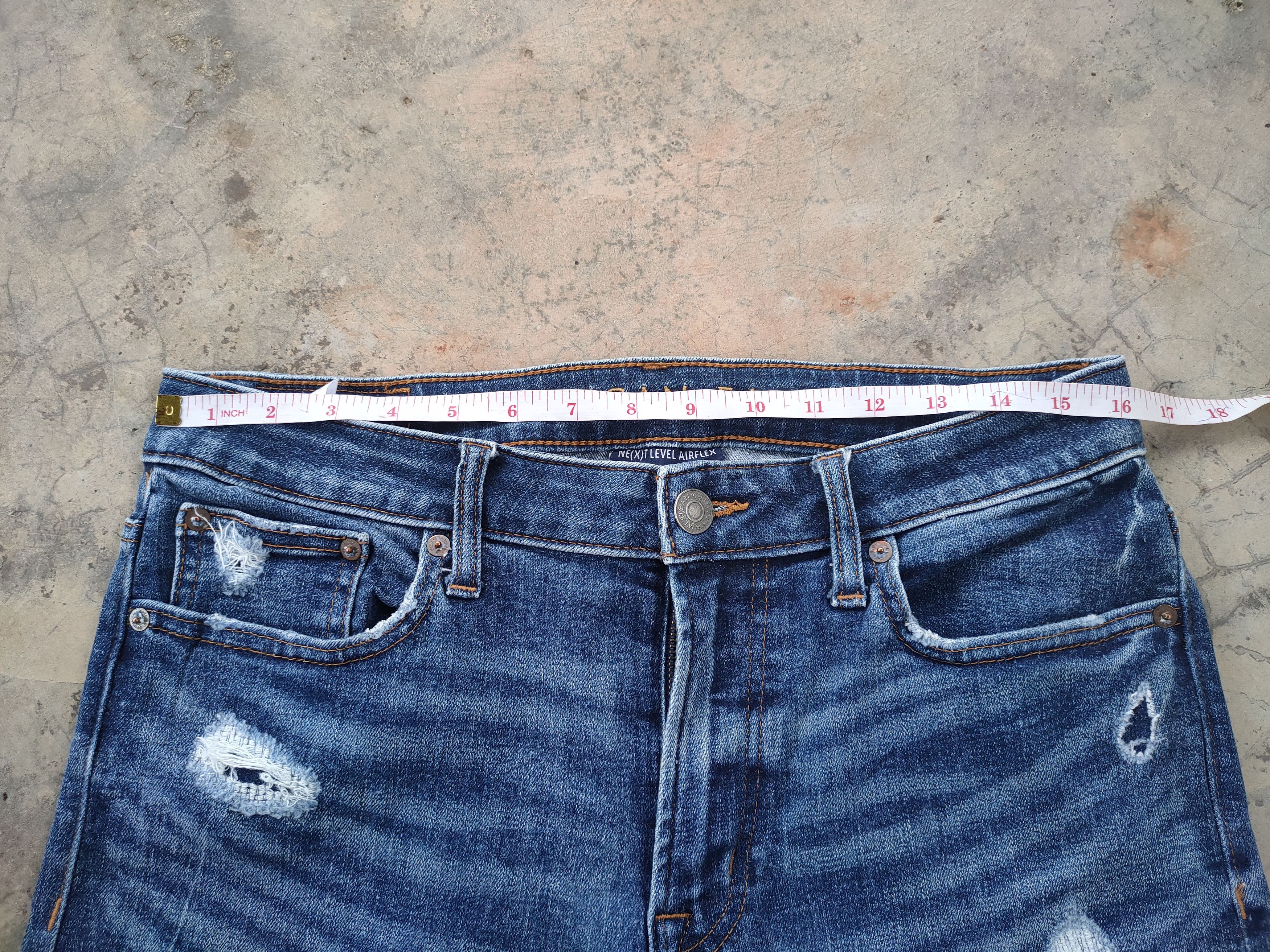 Japanese Brand × Jean × Vintage W32 VINTAGE JAPANESE SKINNY FADED DISTRESSED JEANS PANTS Size US 32 / EU 48 - 6 Thumbnail