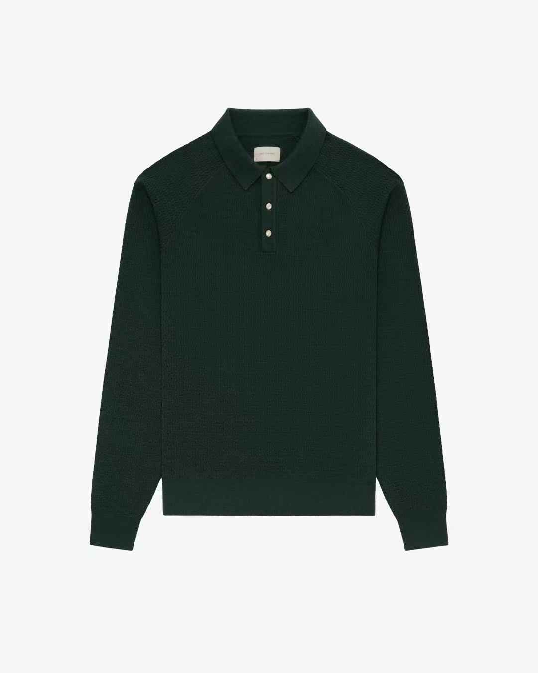 Aime Leon Dore Aimé Leon Dore Long-Sleeve Pearl Button Polo Sweater Size US M / EU 48-50 / 2 - 2 Thumbnail