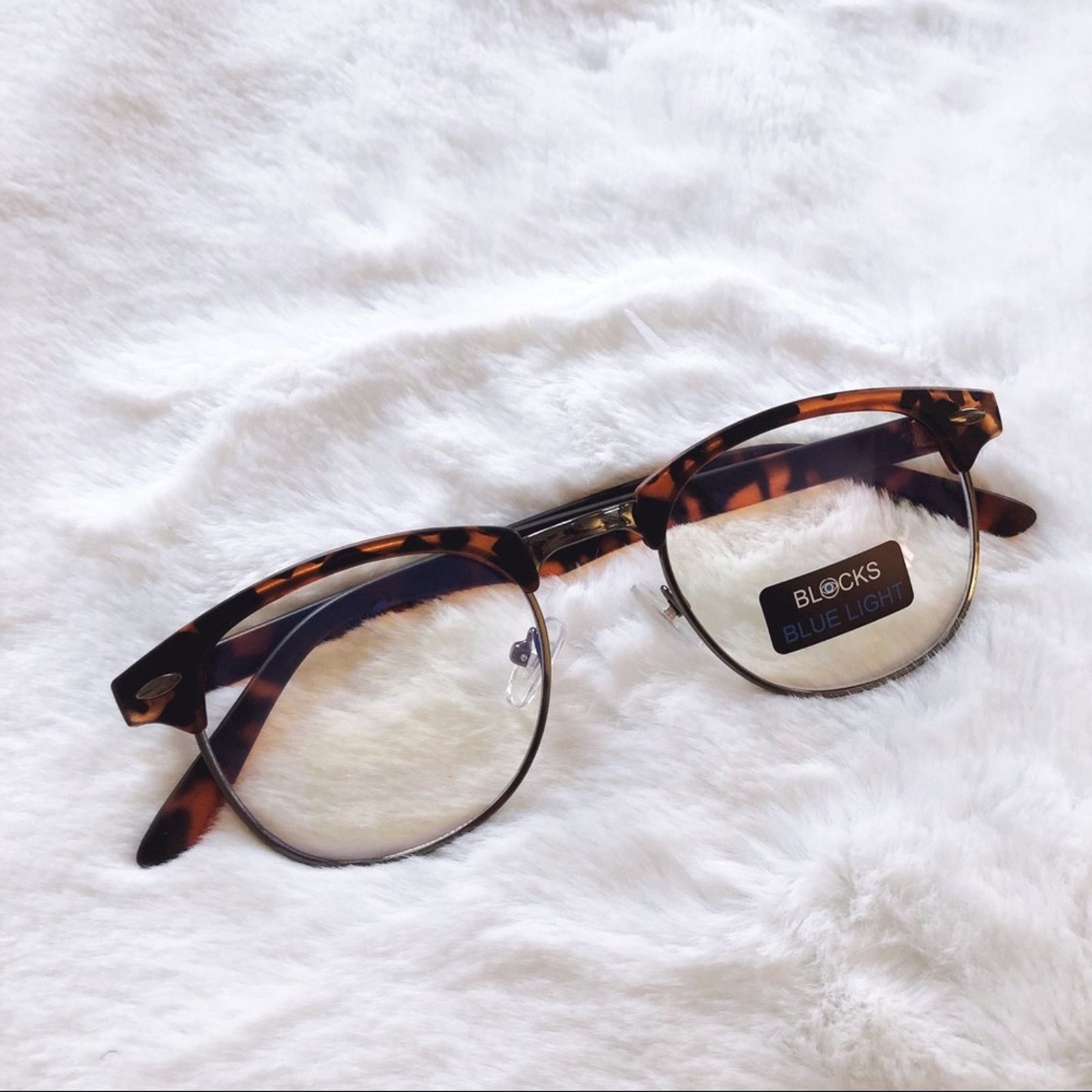 Other Vicky Tortoise Brown Blue Light Computer Glasses Size ONE SIZE - 5 Thumbnail