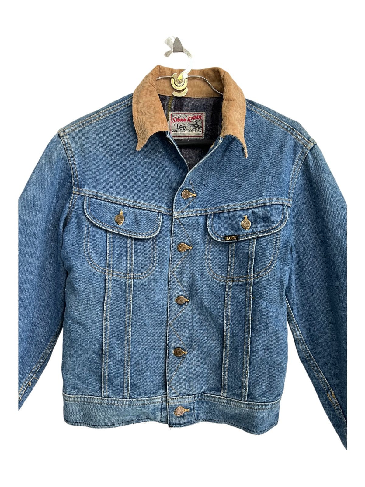 Lee Vintage LEE Storm Rider Blanket Lined Trucker Denim Jacket Size US M / EU 48-50 / 2 - 4 Thumbnail