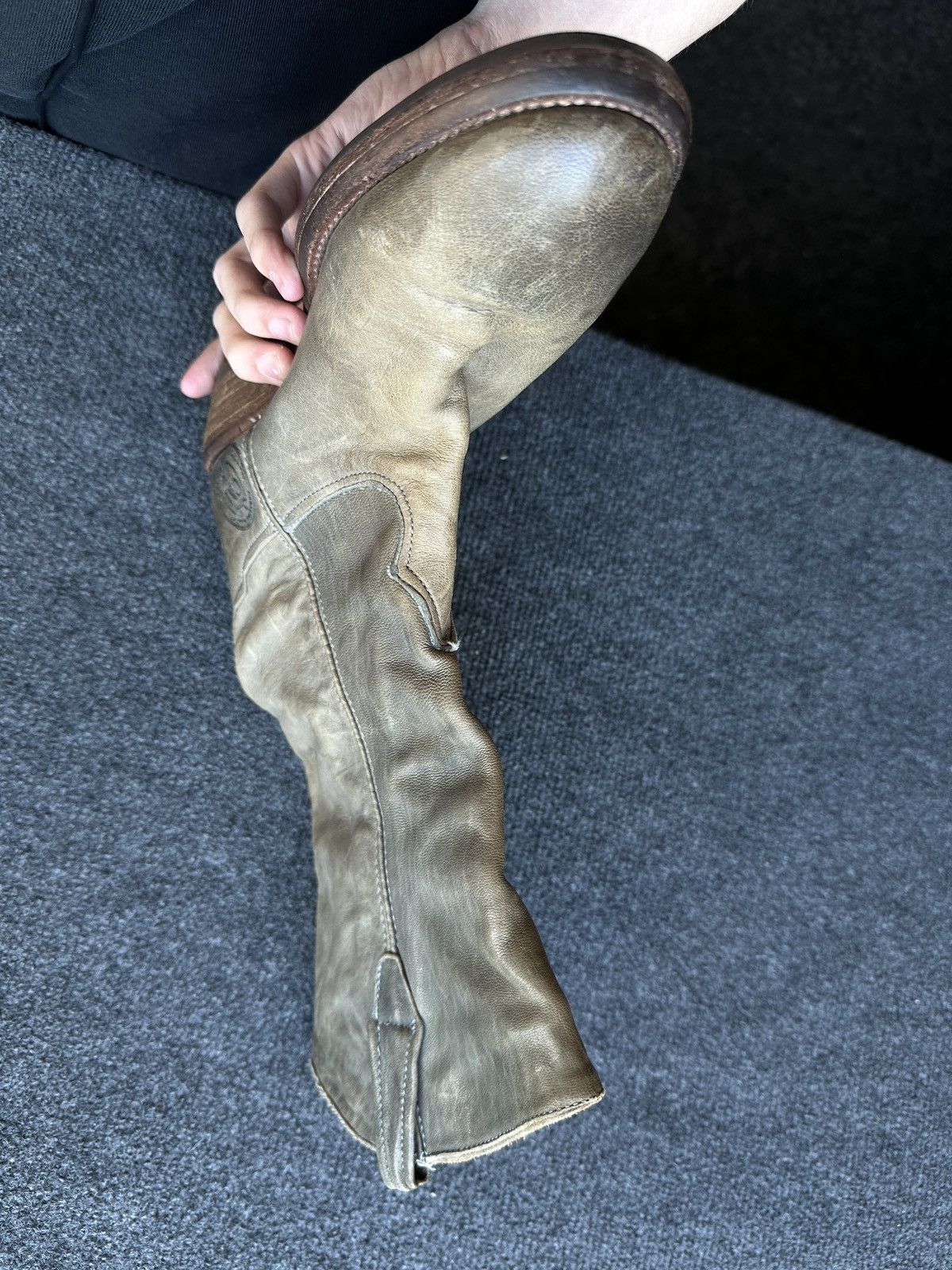Other RARE🚨 CATARINA MARTINS LUXURY HIGH BOOTS WOMEN LEATHER Size US 8 / IT 38 - 16 Thumbnail