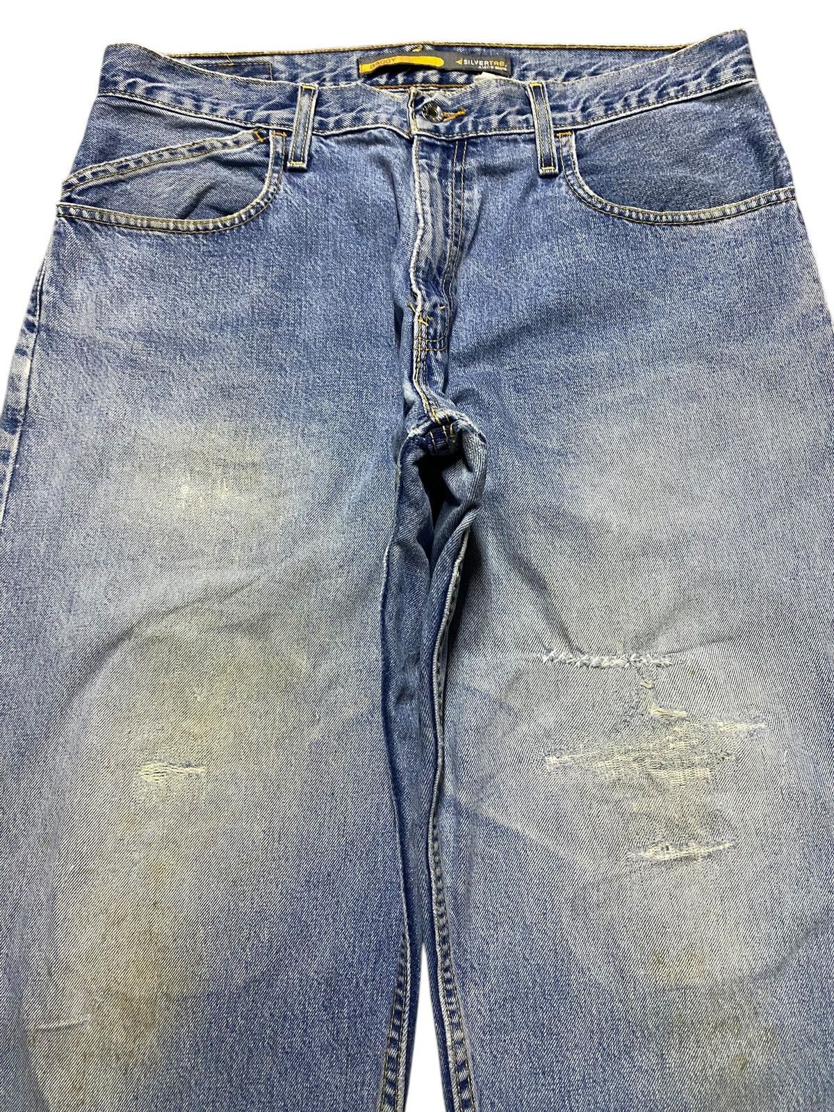 Levi's Vintage Levis Baggy Silver Tab Jeans Size US 35 - 3 Thumbnail