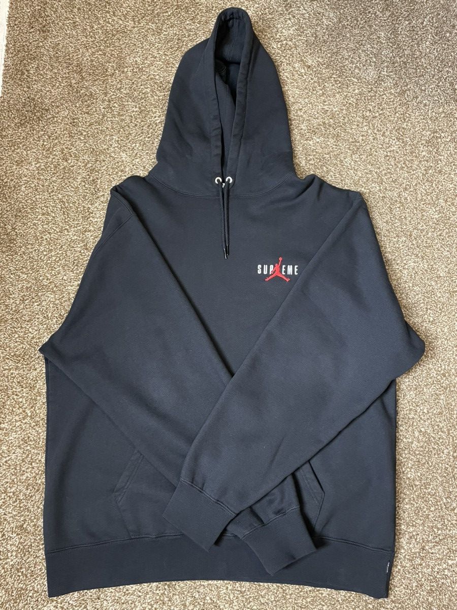 Jordan Brand × Supreme Supreme Jordan Hooded Pullover FW15
