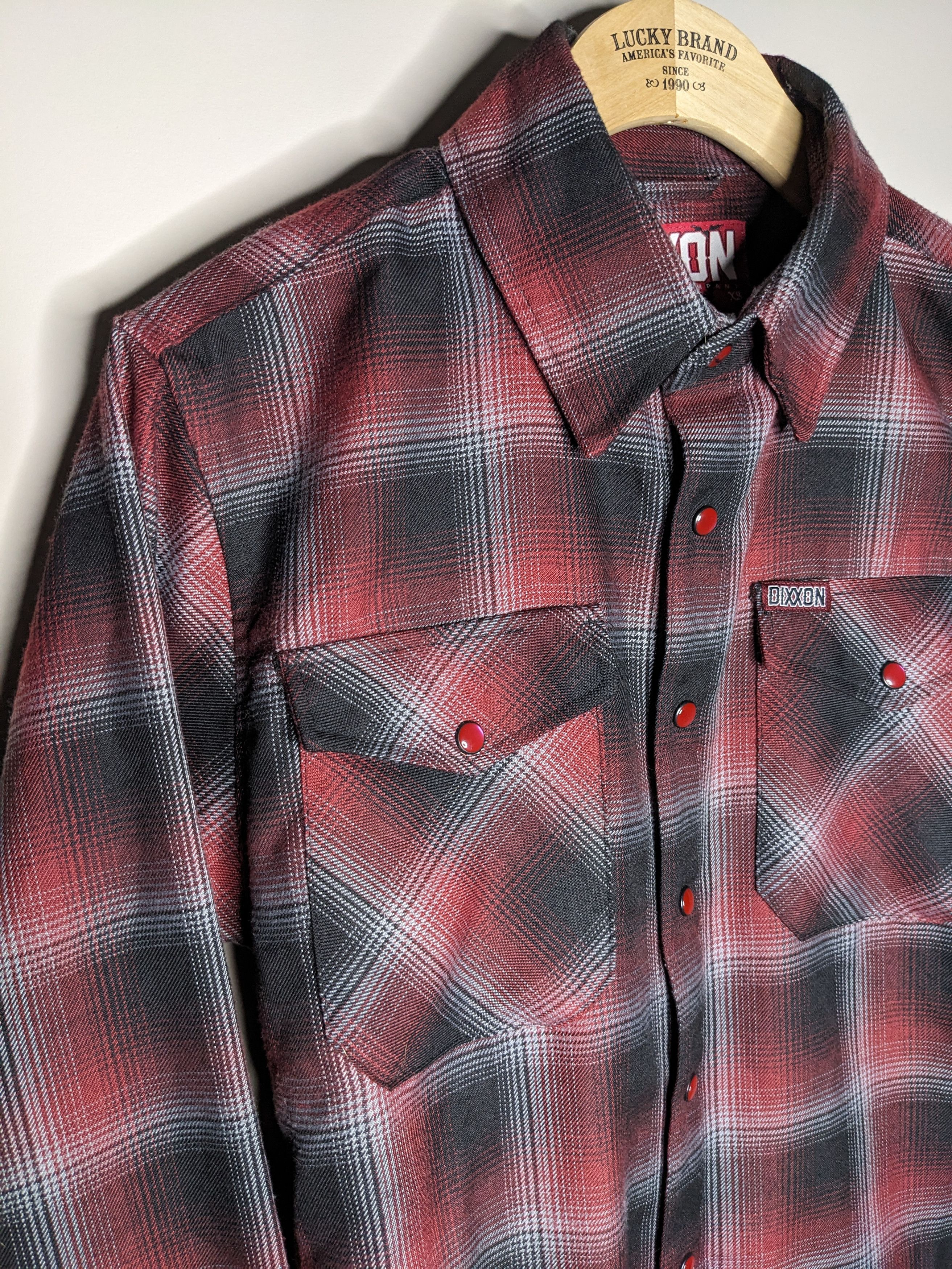 Dixxon Dixxon Flannel Plaid Pearl Snap Shirt The Count RARE Mens XS Size US XS / EU 42 / 0 - 3 Thumbnail