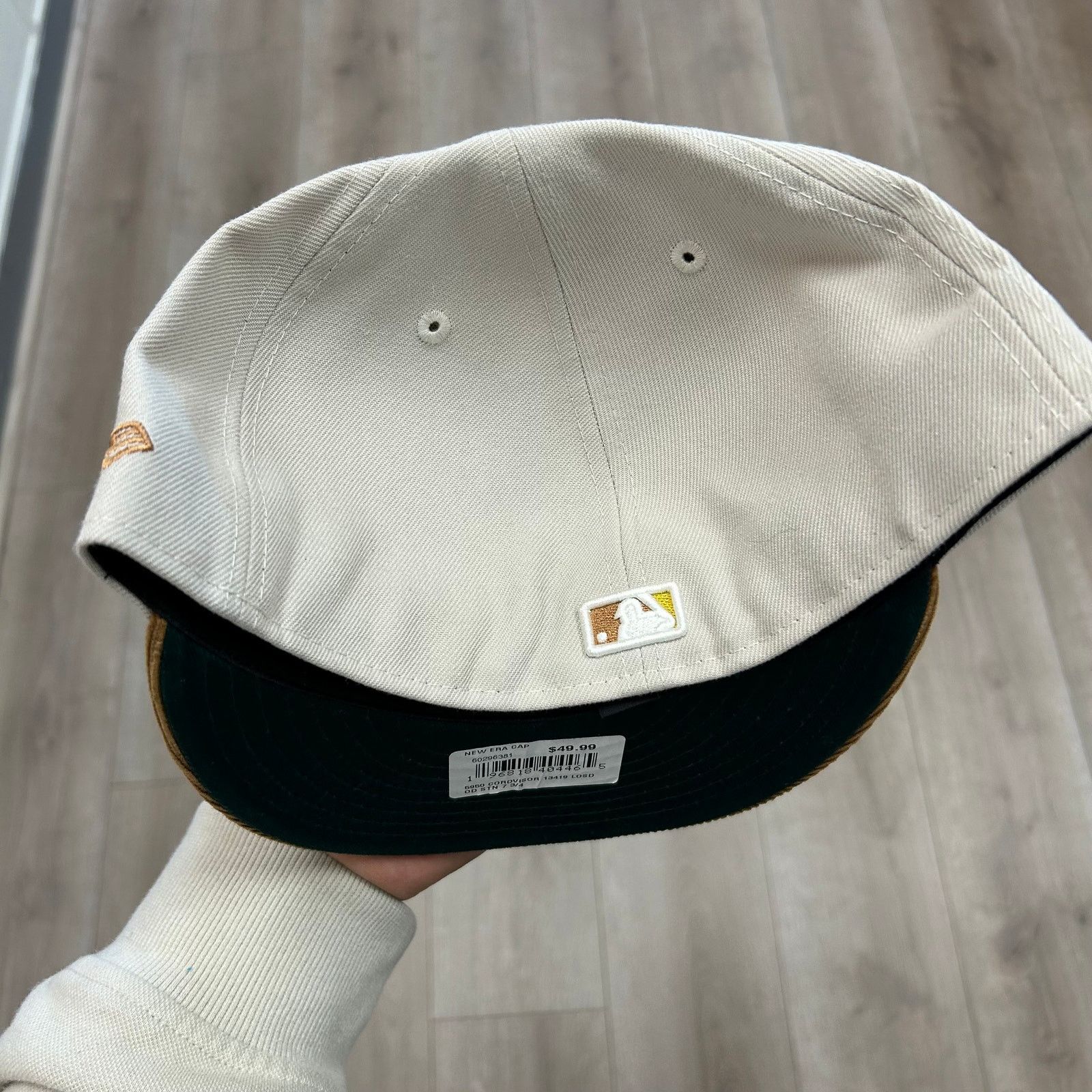 New Era New Era Los Angeles Dodgers Cream 5950 Hat Brown Size 7 3/4 Size ONE SIZE - 4 Thumbnail