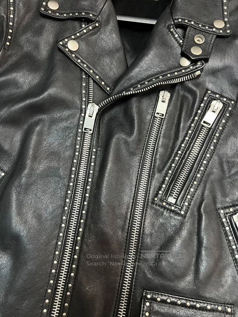 Saint Laurent Paris Saint Laurent Paris Motorcycle Leather Jacket Size US S / EU 44-46 / 1 - 4 Thumbnail