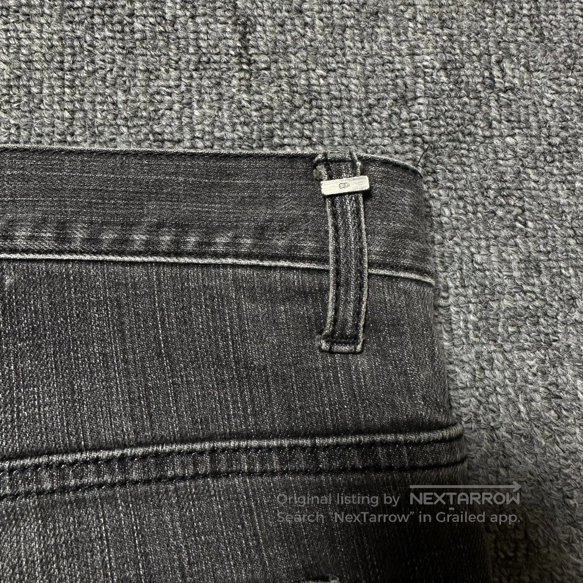 Dior Dior Homme Washed Distressed Charcoal Jeans. Size US 31 - 6 Thumbnail