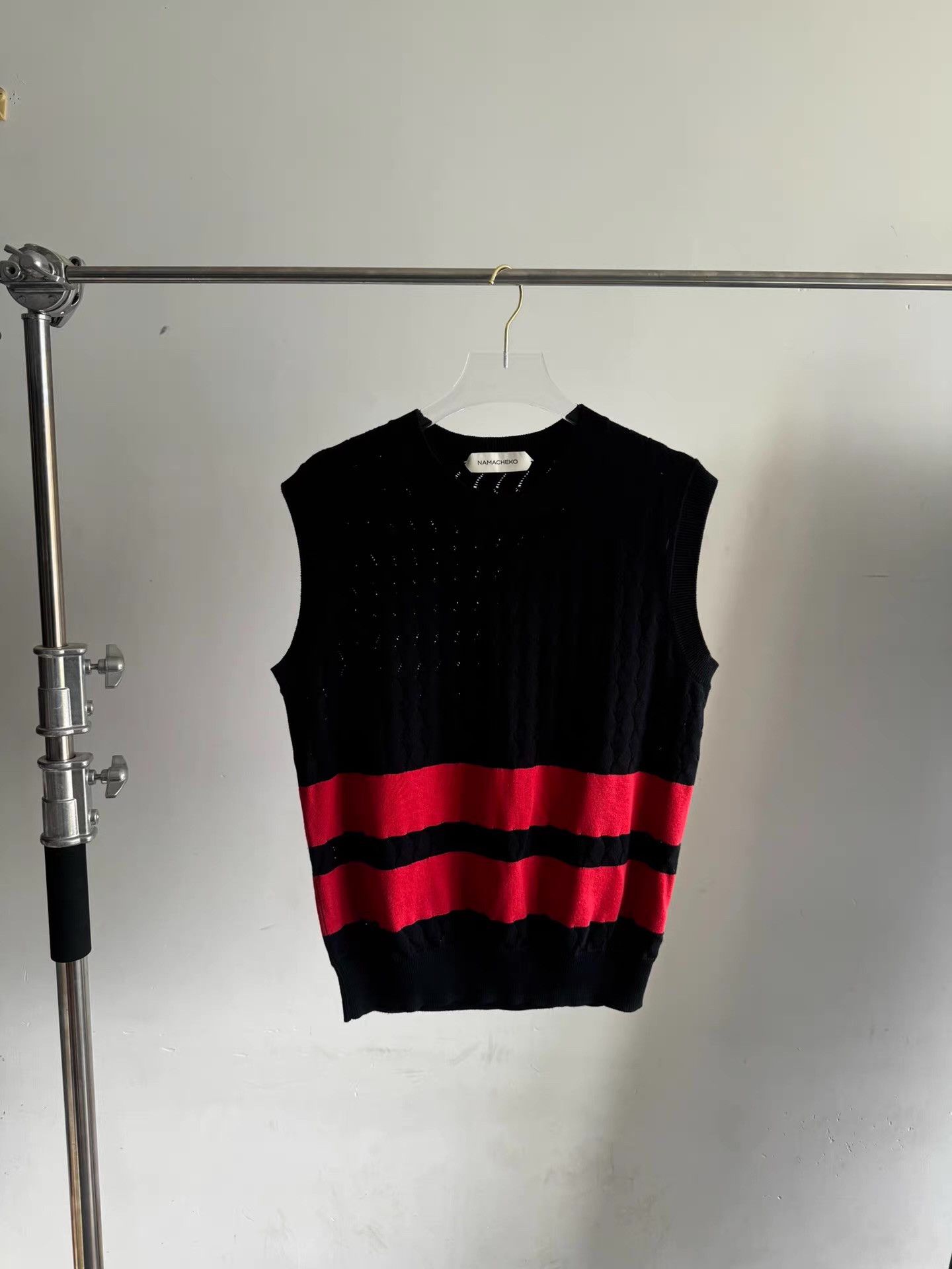 Namacheko Namacheko Knitted Cutout Vest Q17 Size US S / EU 44-46 / 1 - 1 Thumbnail