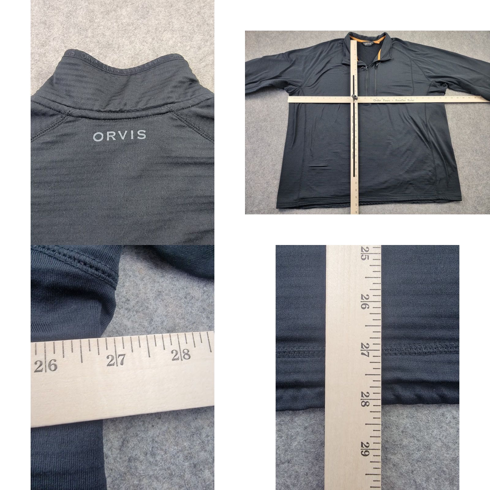 Orvis Orvis Pullover Mens 2XL Black Horseshoe Hills Fleece 1/4 Zip Outdoor Active Shirt Sweater Mens Size US XXL / EU 58 / 5 - 9 Thumbnail