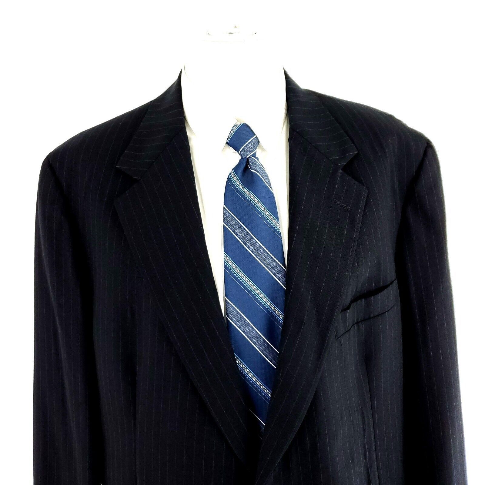 Brooks Brothers Vintage Brooks Brothers Wool 2 Button Suit Jacket 42R Blue S Size 42R - 1 Thumbnail
