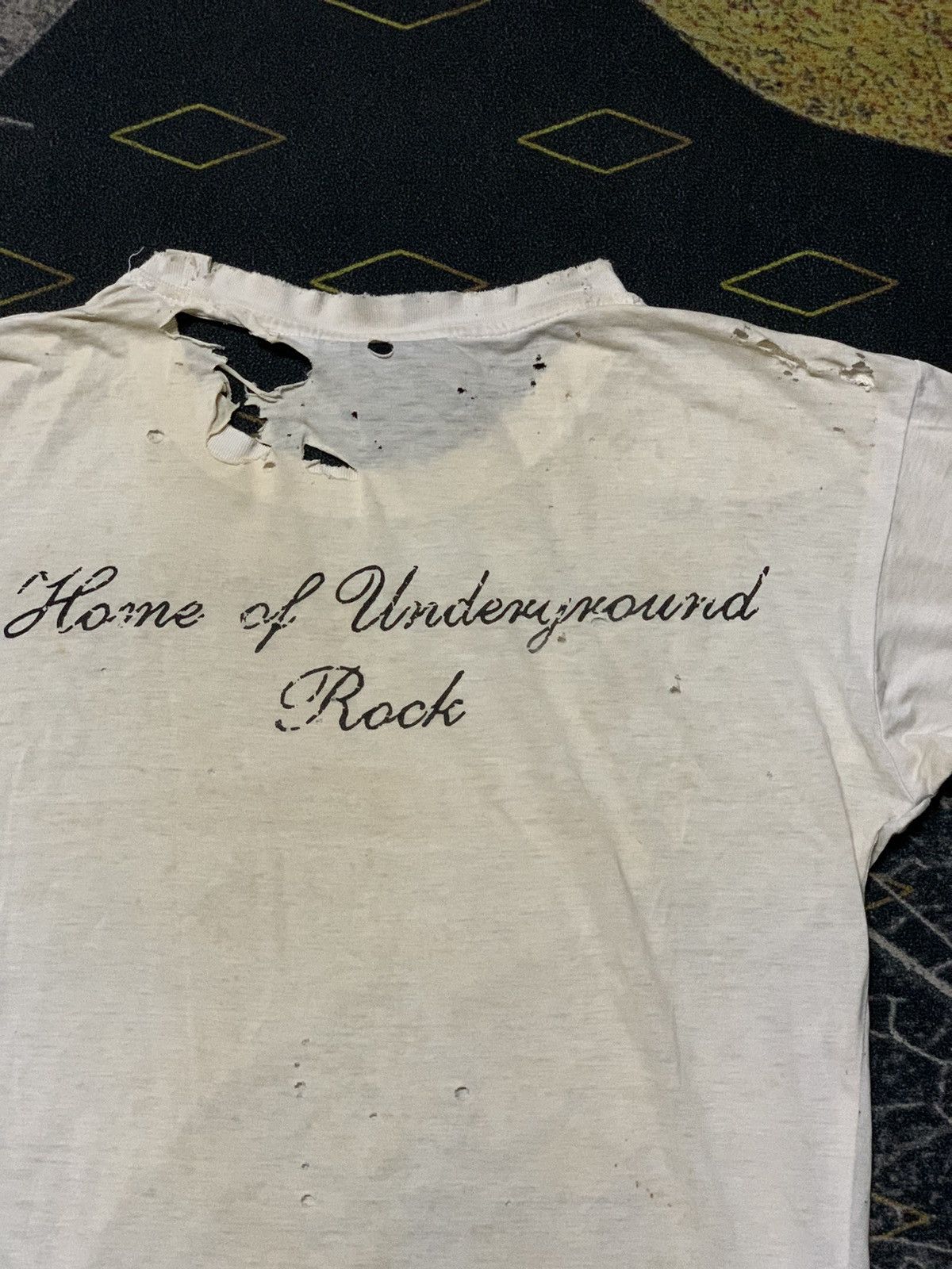 Band Tees × Vintage 💥Vintage CBGB “Home Of Underground Rock” Trashed Dirty Tees Size US S / EU 44-46 / 1 - 9 Thumbnail