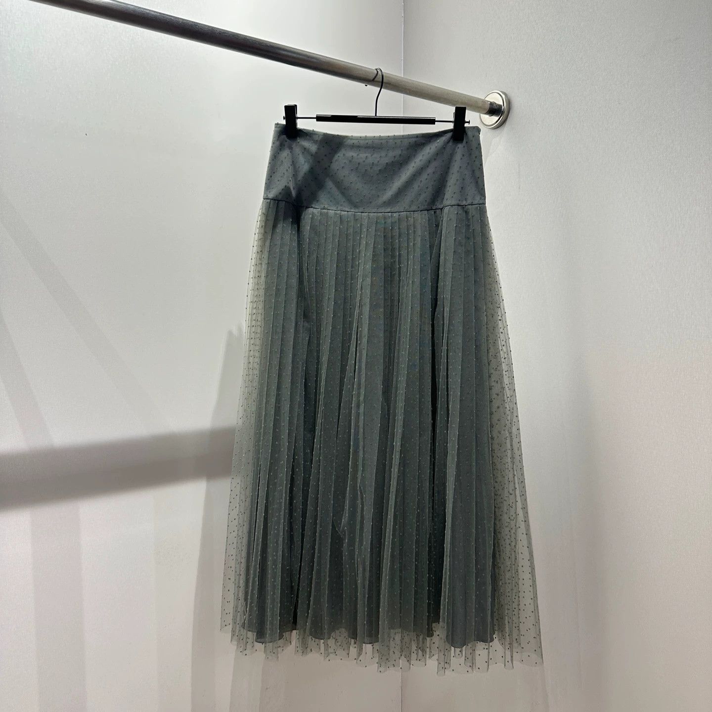Christian Dior Monsieur CHRISTIAN DIOR Polka Dot Silk Tulle DressFR36 No Tags Size XS / US 0-2 / IT 36-38 - 1 Thumbnail