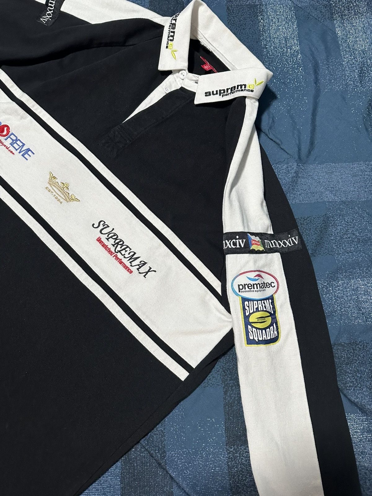 Supreme Supreme Chest Stripe Rugby Size US XL / EU 56 / 4 - 2 Thumbnail