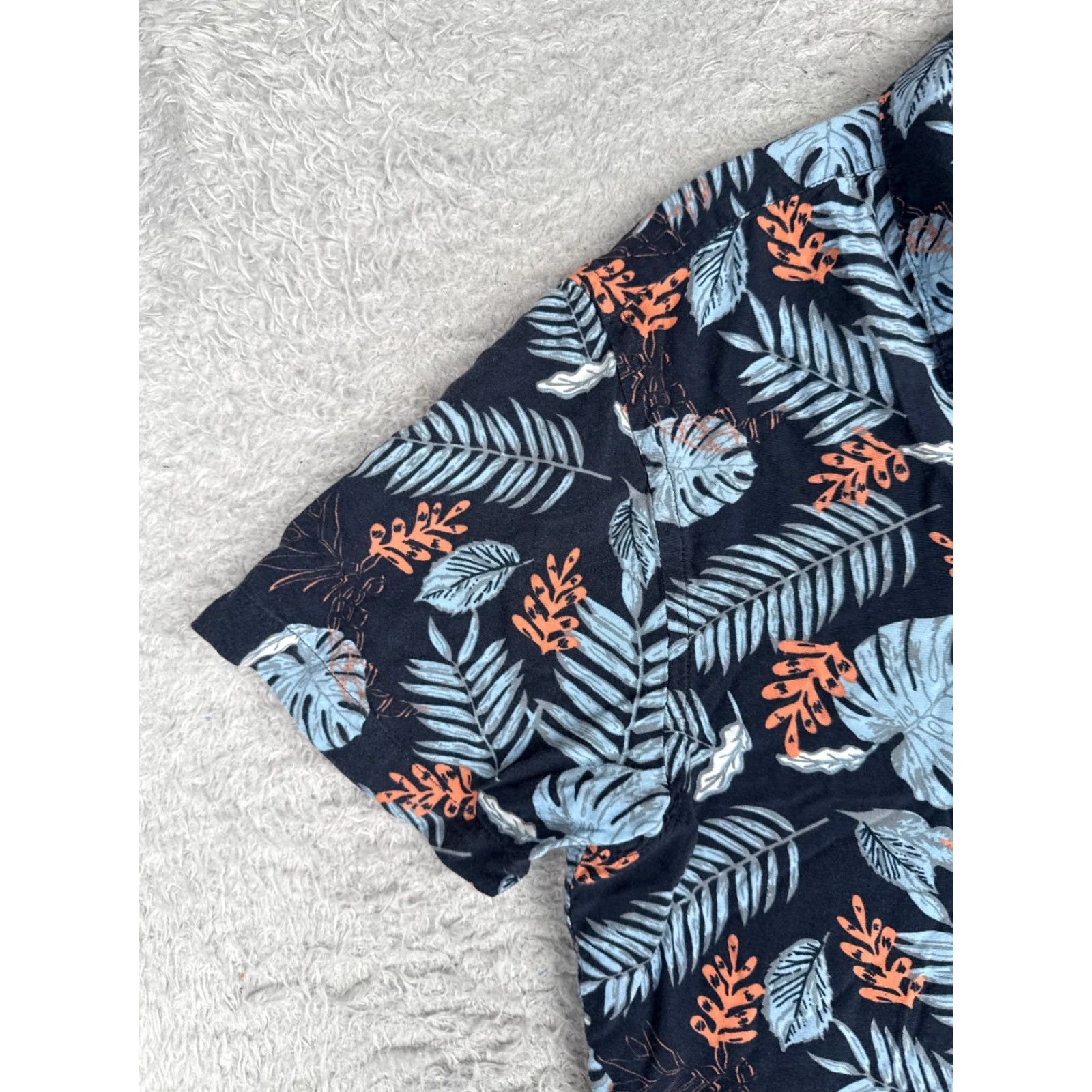 Vintage MBX Premium Goods Shirt Men Medium Blue Floral Hawaiian 100% Rayon Short Sleeve Size US M / EU 48-50 / 2 - 3 Thumbnail
