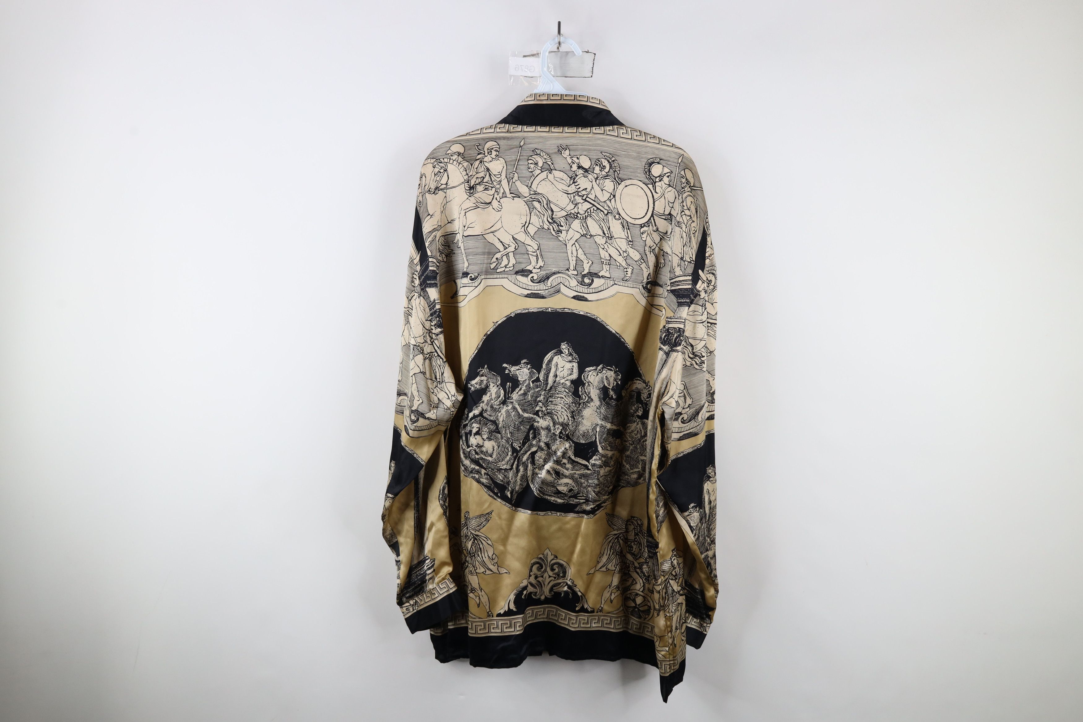 Vintage Vintage 90s Streetwear Roman All Over Print Button Shirt Size US L / EU 52-54 / 3 - 12 Thumbnail